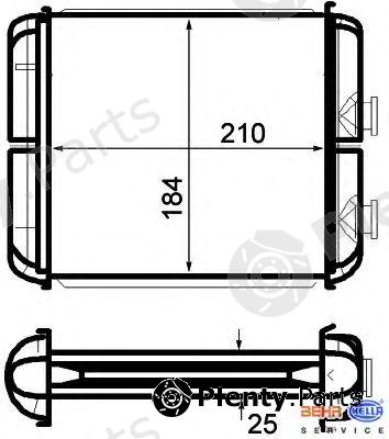  BEHR part 8FH351024-271 (8FH351024271) Heat Exchanger, interior heating