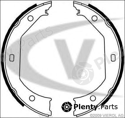  VAICO part V20-0283 (V200283) Brake Shoe Set, parking brake