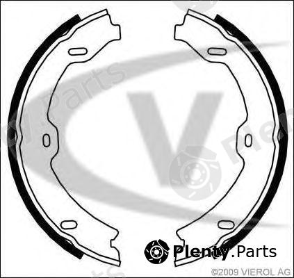  VAICO part V30-7529 (V307529) Brake Shoe Set, parking brake