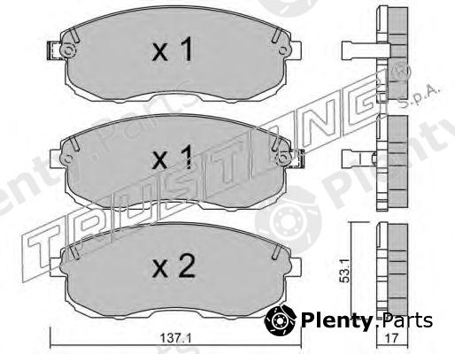  TRUSTING part 419.0 (4190) Brake Pad Set, disc brake