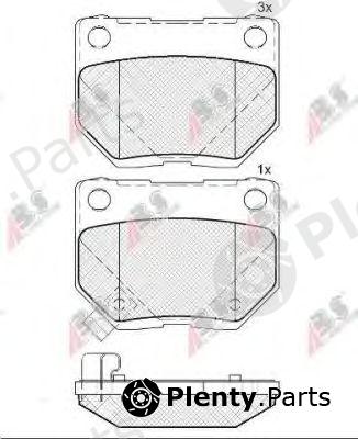  A.B.S. part 37661 Brake Pad Set, disc brake