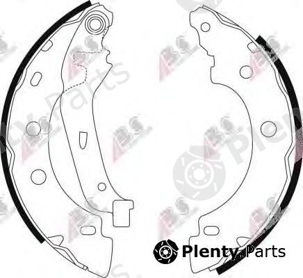  A.B.S. part 9031 Brake Shoe Set