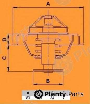  CALORSTAT by Vernet part 6497.95 (649795) Thermostat, coolant