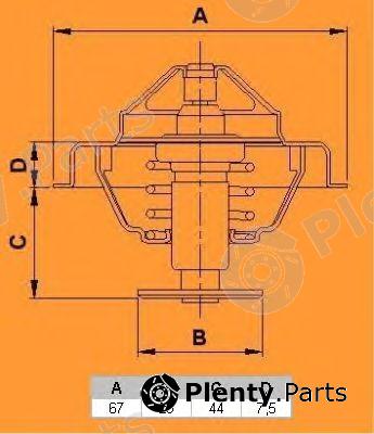  CALORSTAT by Vernet part 6543.80 (654380) Thermostat, coolant