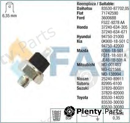  FAE part 11610 Oil Pressure Switch
