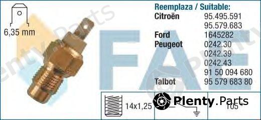  FAE part 35170 Temperature Switch, coolant warning lamp