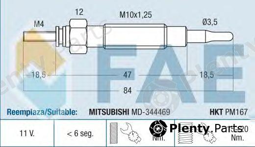  FAE part 74208 Glow Plug