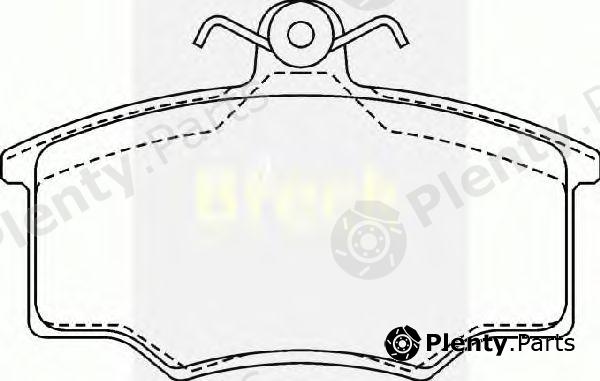  BRECK part 205741070100 Brake Pad Set, disc brake