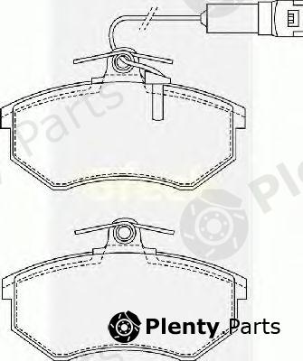  BRECK part 206691070110 Brake Pad Set, disc brake