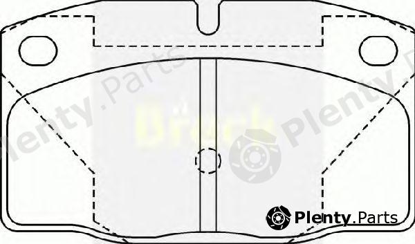  BRECK part 209390070200 Brake Pad Set, disc brake
