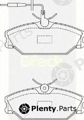  BRECK part 213880070210 Brake Pad Set, disc brake