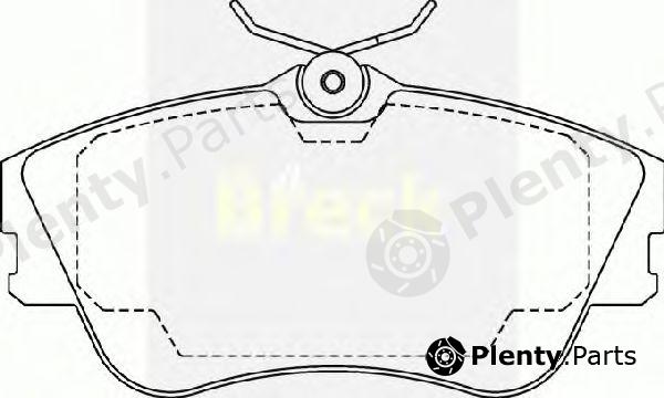  BRECK part 214790070300 Brake Pad Set, disc brake