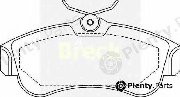  BRECK part 215460070100 Brake Pad Set, disc brake