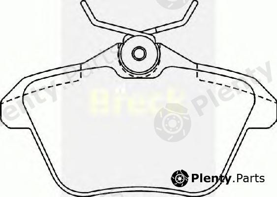  BRECK part 216060070200 Brake Pad Set, disc brake