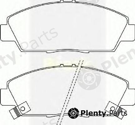 BRECK part 218790070110 Brake Pad Set, disc brake