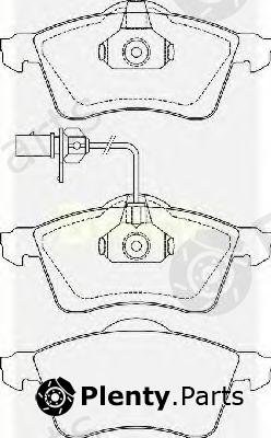  BRECK part 218850070110 Brake Pad Set, disc brake