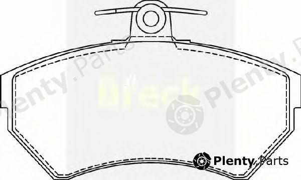  BRECK part 219450070100 Brake Pad Set, disc brake