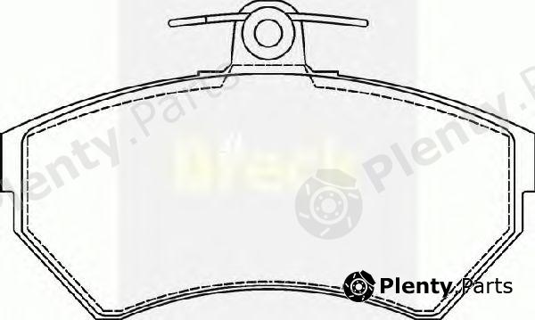  BRECK part 219451070100 Brake Pad Set, disc brake