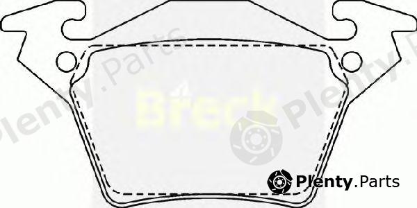  BRECK part 230200070400 Brake Pad Set, disc brake