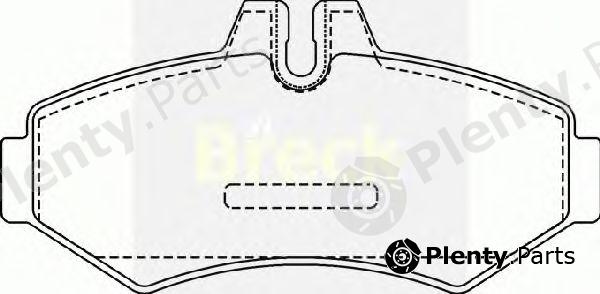  BRECK part 230210070420 Brake Pad Set, disc brake