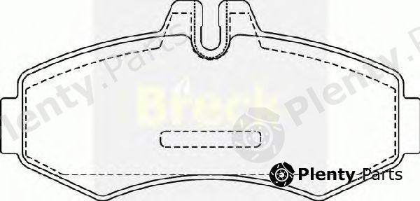  BRECK part 230220070320 Brake Pad Set, disc brake