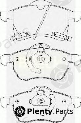  BRECK part 230570070110 Brake Pad Set, disc brake
