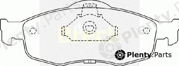  BRECK part 230710070110 Brake Pad Set, disc brake