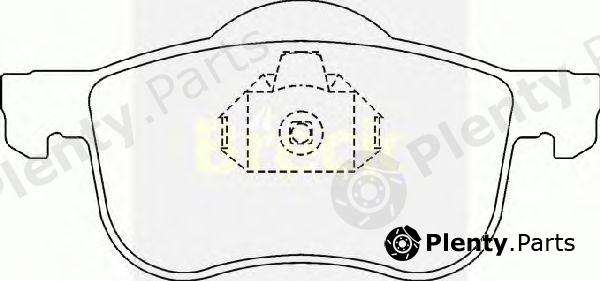  BRECK part 230730070300 Brake Pad Set, disc brake