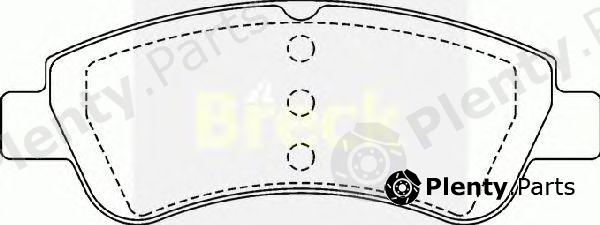  BRECK part 235990070100 Brake Pad Set, disc brake