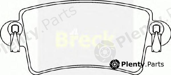  BRECK part 236690070310 Brake Pad Set, disc brake