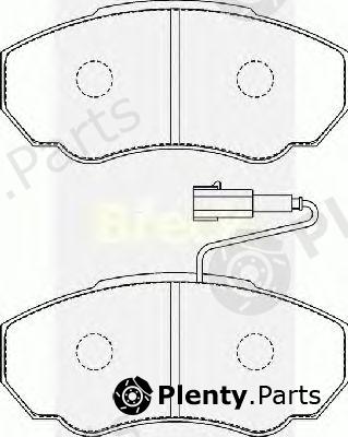  BRECK part 239170070310 Brake Pad Set, disc brake