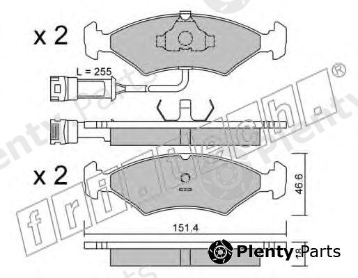  fri.tech. part 031.1 (0311) Brake Pad Set, disc brake