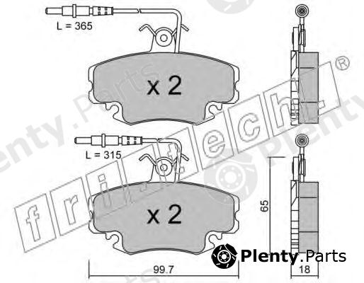  fri.tech. part 034.1 (0341) Brake Pad Set, disc brake