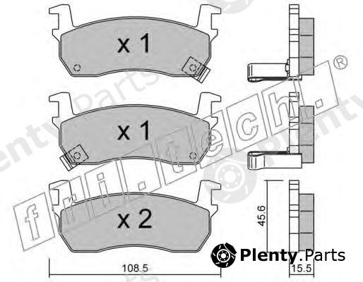  fri.tech. part 036.1 (0361) Brake Pad Set, disc brake