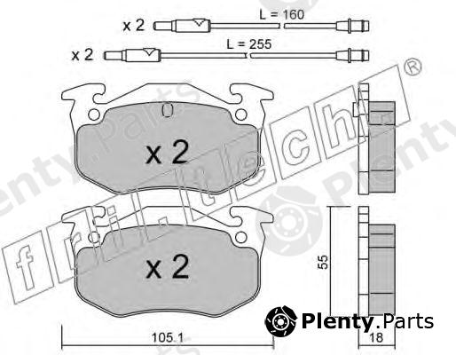  fri.tech. part 038.0 (0380) Brake Pad Set, disc brake