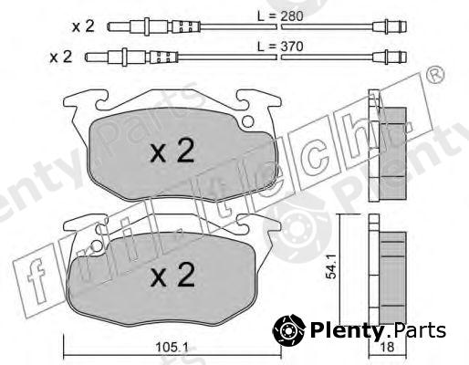  fri.tech. part 039.1 (0391) Brake Pad Set, disc brake