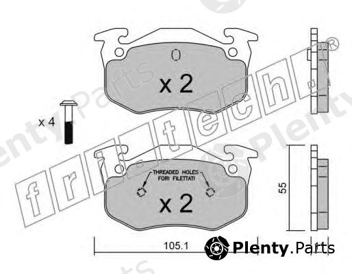  fri.tech. part 040.1 (0401) Brake Pad Set, disc brake