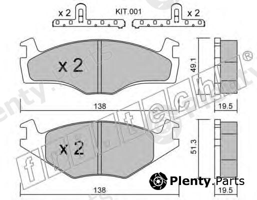  fri.tech. part 047.1K (0471K) Brake Pad Set, disc brake