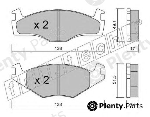  fri.tech. part 047.2 (0472) Brake Pad Set, disc brake