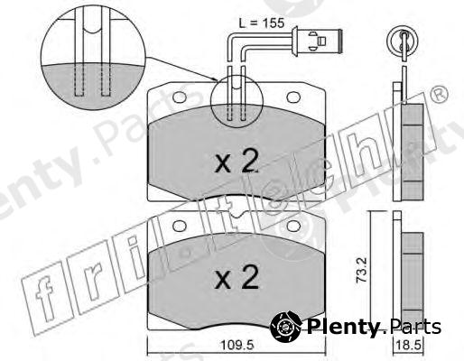  fri.tech. part 053.0 (0530) Brake Pad Set, disc brake