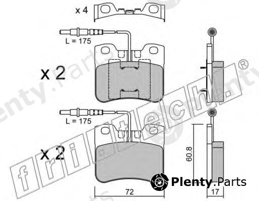  fri.tech. part 062.0 (0620) Brake Pad Set, disc brake