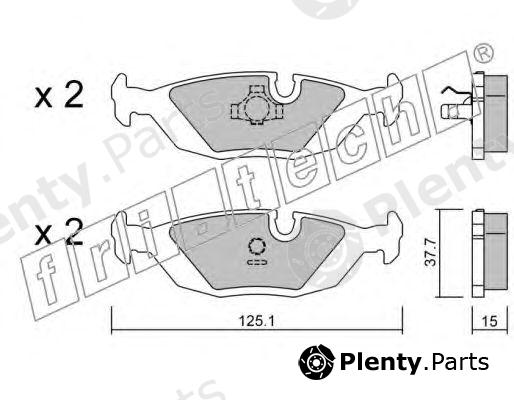  fri.tech. part 072.0 (0720) Brake Pad Set, disc brake