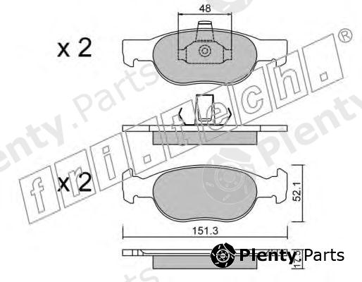  fri.tech. part 081.2 (0812) Brake Pad Set, disc brake