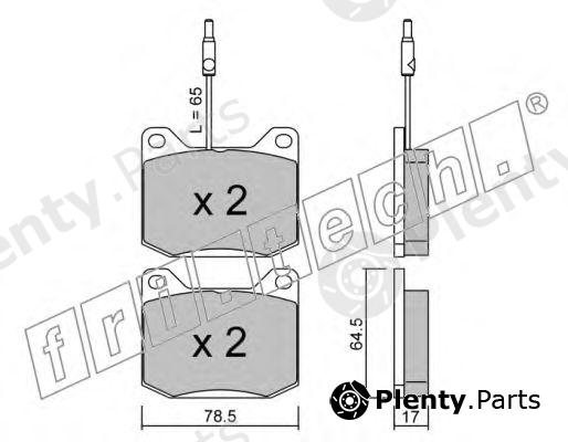  fri.tech. part 082.0 (0820) Brake Pad Set, disc brake