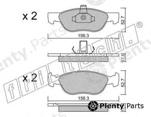  fri.tech. part 084.2 (0842) Brake Pad Set, disc brake