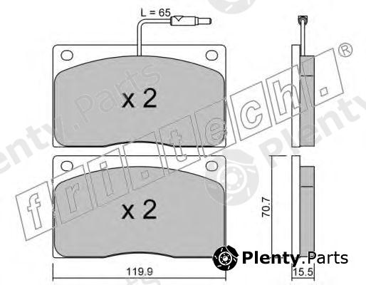  fri.tech. part 091.1 (0911) Brake Pad Set, disc brake