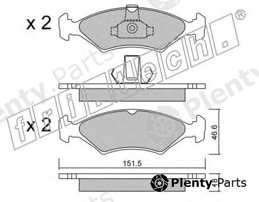  fri.tech. part 095.0 (0950) Brake Pad Set, disc brake