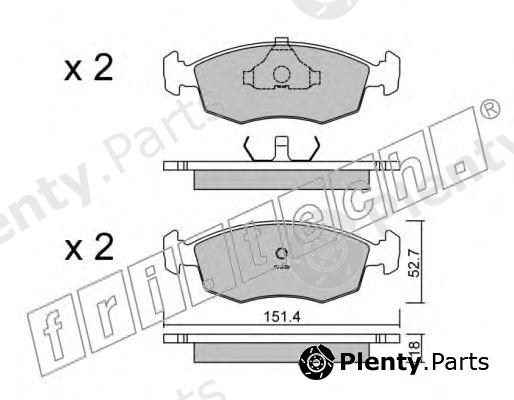  fri.tech. part 096.2 (0962) Brake Pad Set, disc brake