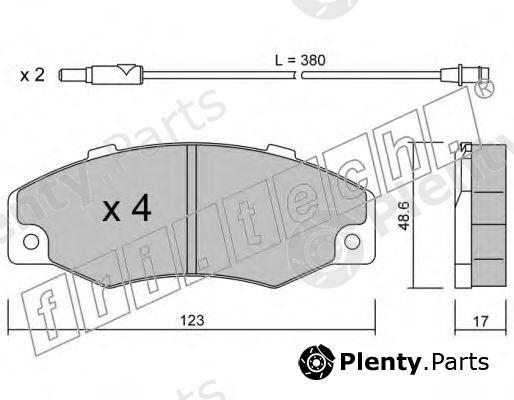  fri.tech. part 098.0 (0980) Brake Pad Set, disc brake