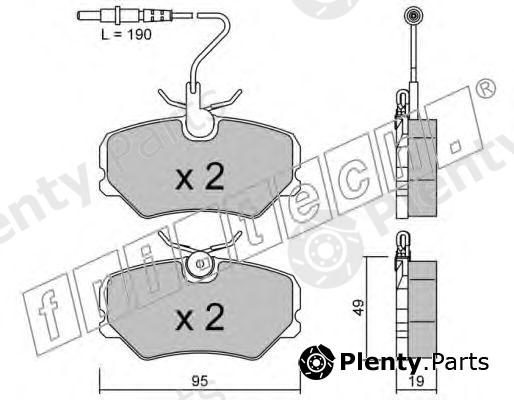  fri.tech. part 101.0 (1010) Brake Pad Set, disc brake